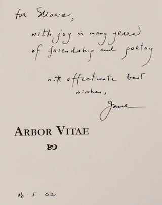 Arbor Vitae (Signed First Edition)