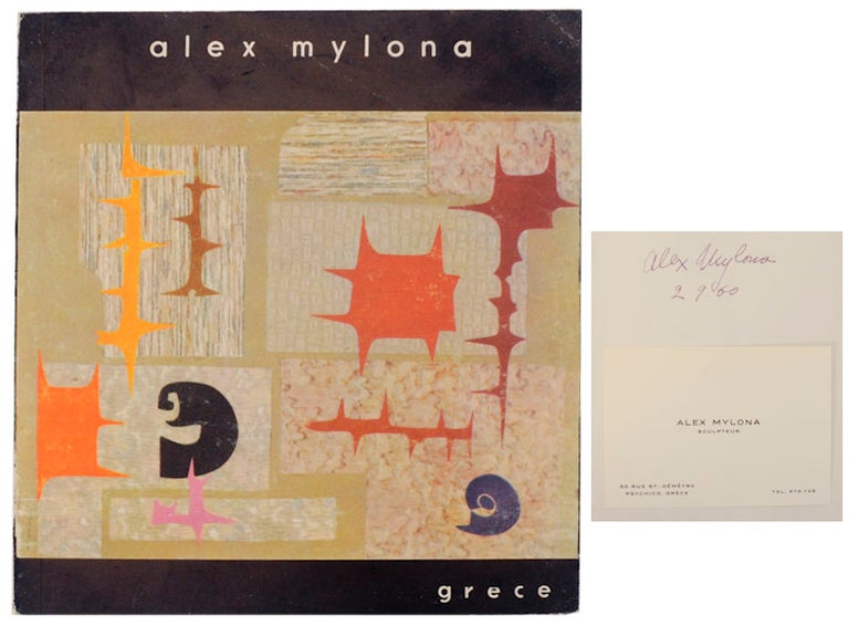 Item #170757 Alex Mylona (Signed First Edition). Alex MYLONA.
