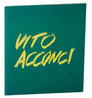 Item #170771 Vito Acconci: Photographic Works 1969-1970. Vito ACCONCI, Kate Linker