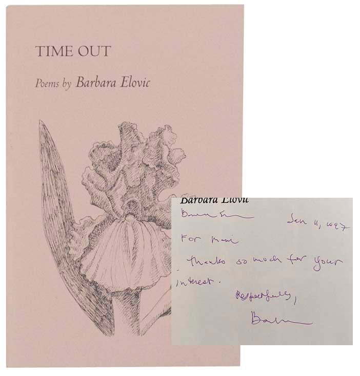 Item #170834 Time Out (Signed First Edition). Barbara ELOVIC.