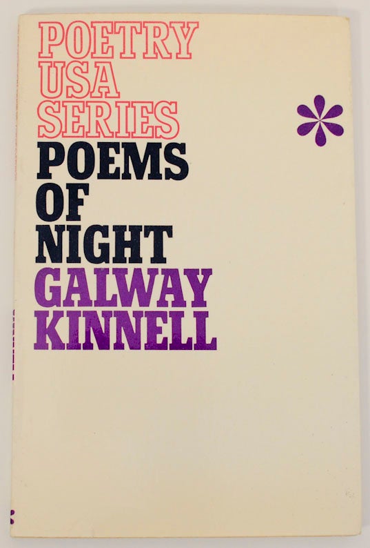 Item #170858 Poems of Night. Galway KINNELL.