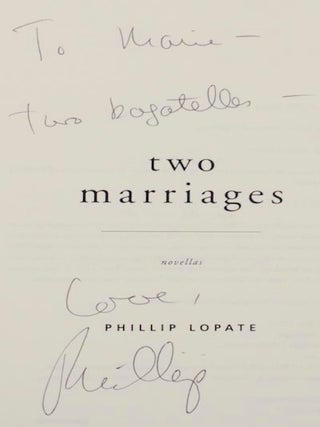 Two Marriages (Signed)