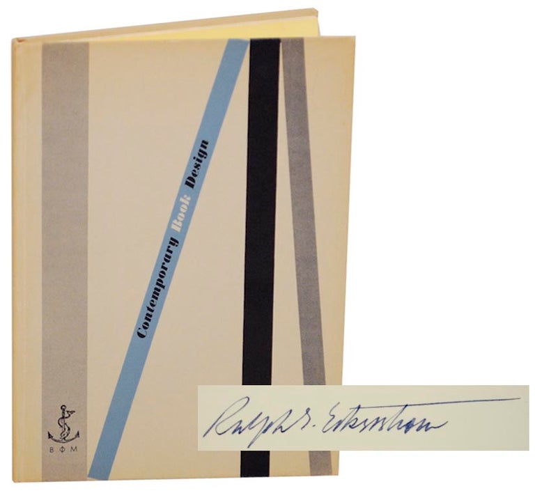 Item #171275 Contemporary Book Design (Signed First Edition). Ralph E. ECKERSTROM.
