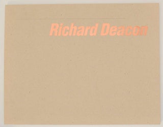 Item #171437 Richard Deacon. Richard DEACON, Michael Newman, Lynne Cooke, John Caldwell,...