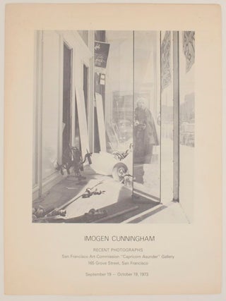 Item #172002 Imogen Cunningham: Recent Photographs. Imogen CUNNINGHAM, Margery Mann