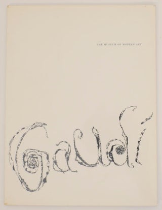 Item #172524 Gaudi. Henry- Russell HITCHCOCK, Antoni Gaudi
