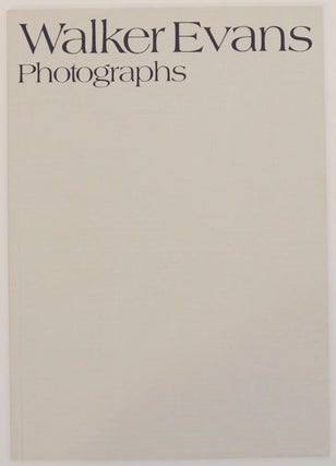 Item #172802 Walker Evans: Photographs. Walker EVANS
