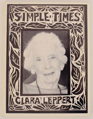 Item #173217 Simple Times. Clara LEPPERT