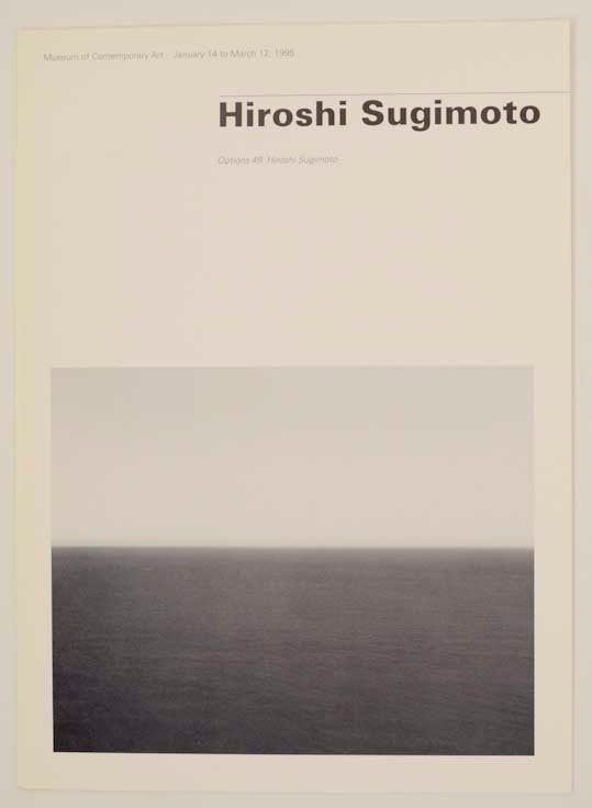Item #173295 Options 49: Hiroshi Sugimoto. Hiroshi SUGIMOTO, Nadine Wasserman.