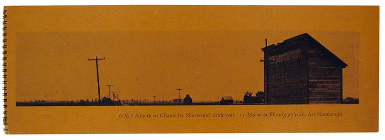 Item #173384 6 Mid-American Chants. Art SINSABAUGH, Sherwood Anderson.