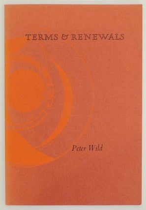 Item #173642 Terms & Renewals. Peter WILD