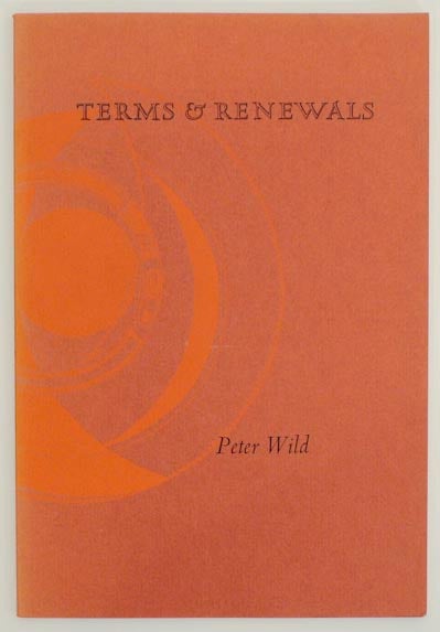Item #173642 Terms & Renewals. Peter WILD.