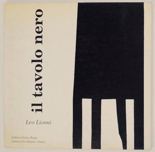 Item #173705 Il Tavolo Nero. Leo LIONNI, Fred Licht