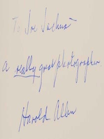 Harold Allen: Photographer and Teacher (Signed First Edition)