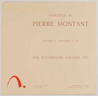 Item #173860 Paintings by Pierre Montant. Pierre MONTANT, Rene Deroudille