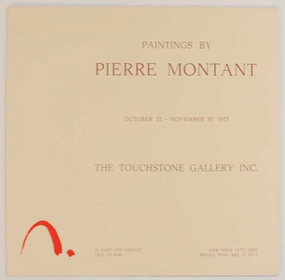 Item #173860 Paintings by Pierre Montant. Pierre MONTANT, Rene Deroudille.