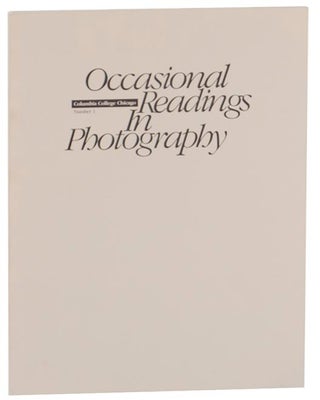 Item #173870 Visual Resonances, August Sander and Richard Avedon - Occasional Readings in...