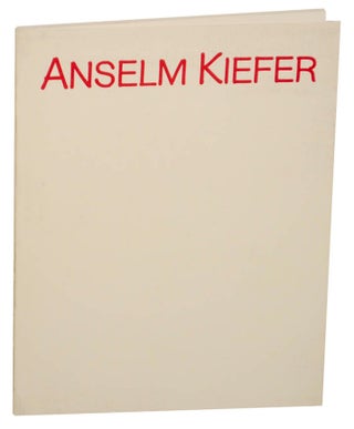 Item #174388 Anselm Kiefer. Nicholas - Anselm Kiefer SEROTA