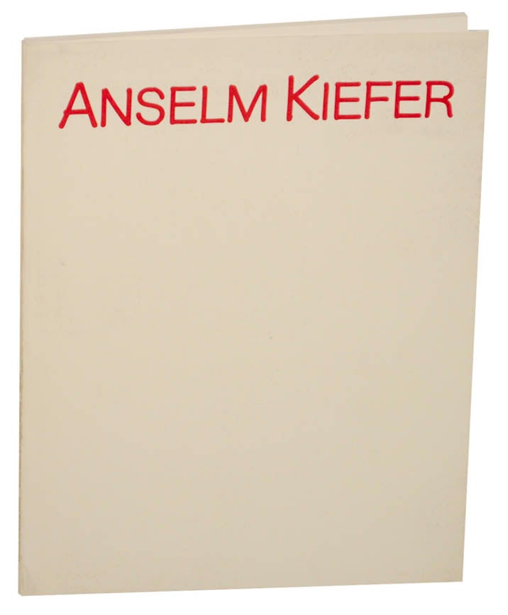 Item #174388 Anselm Kiefer. Nicholas - Anselm Kiefer SEROTA.