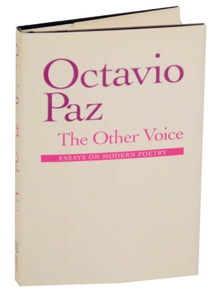 Item #174517 The Other Voice: Essays on Modern Poetry. Octavio PAZ