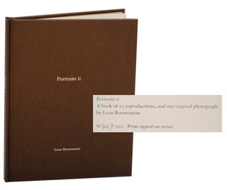 Item #174541 Leon Borensztein: Portraits ii : One Picture Book #76 with Print (Signed...