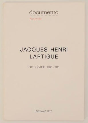 Item #174662 Jacques Henri Lartigue: Fotografie 1902-1913. LARTIGUE Jacques Henri, Anais Nin