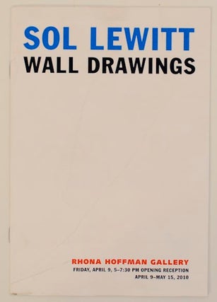 Item #175202 Sol Lewitt Wall Drawings. Sol LEWITT