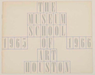 Item #175360 The Museum School of Art 1965-1966. Herbert MATTER