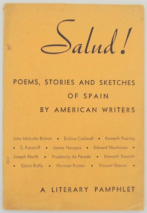 Item #175533 Salud Poems! Stories and Sketches of Spain by American Writers. Alan CALMER