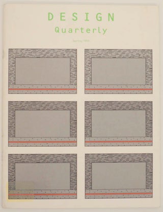 Item #175767 Design Quarterly 159. Martin FILLER