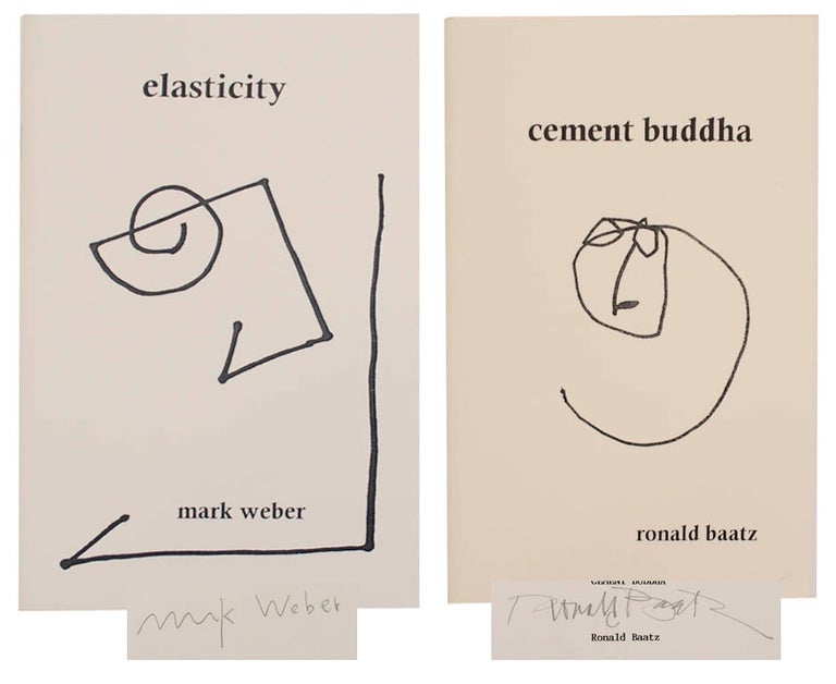 Item #175816 Cement Buddha / Elasticity (Signed First Edition). Ronald BAATZ, Mark Weber.