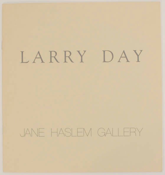Item #176452 Larry Day Paintings 1958 - 1988. Larry DAY, Ruth Fine.