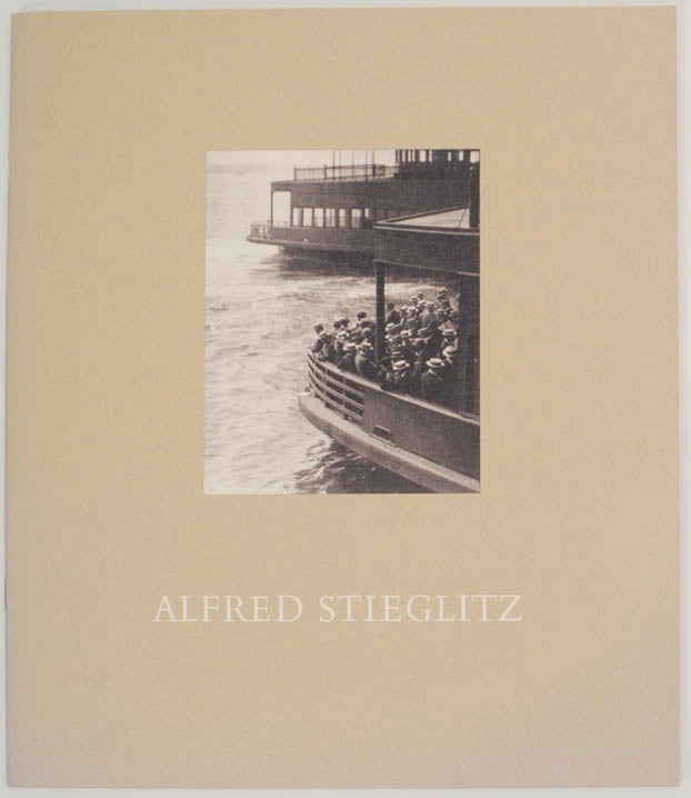 Item #176474 Alfred Stieglitz at the National Gallery of Art. Alfred STIEGLITZ.