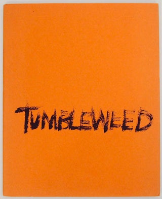 Item #176595 Tumbleweed. Anselm HOLLO