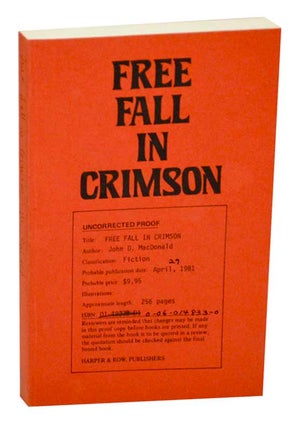 Item #177065 Free Fall In Crimson. John D. MACDONALD