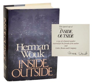 Item #177196 Inside, Outside: A Novel (Signed First Edition). Herman WOUK
