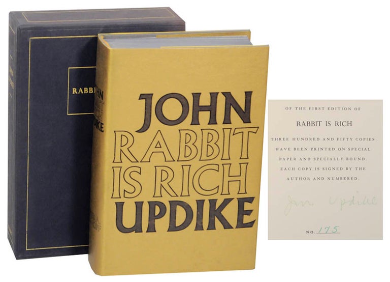 Item #177419 Rabbit is Rich (Signed Limited Edition). John UPDIKE.