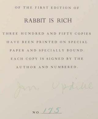 Rabbit is Rich (Signed Limited Edition)
