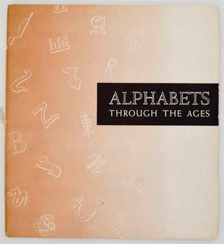 Item #177437 Alphabets Through The Ages