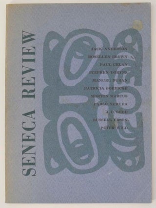 Item #177974 The Seneca Review Vol. III, No. 2 December 1972. James CRENNER, Ira Sadoff,...