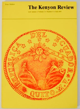 Item #178050 Kenyon Review Volume I Number 4 Fall 1979. Ronald SHARP, Frederick Turner, Saul...
