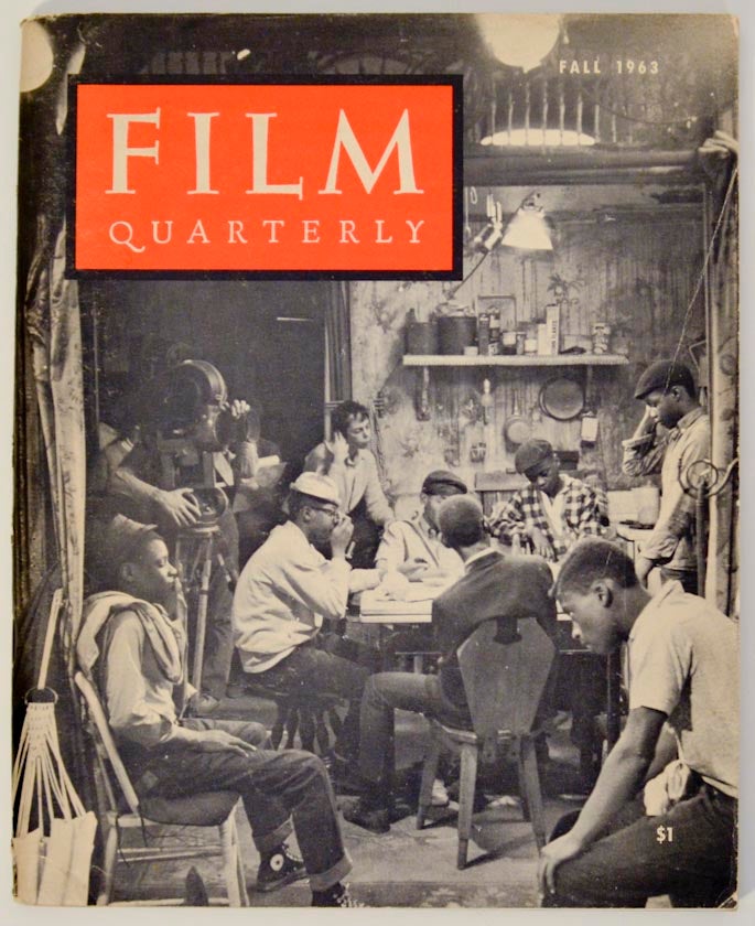 Item #178266 Film Quarterly Vol. XVII, No. 1 - Fall 1963. Ernest CALLENBACH.