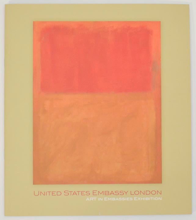 Item #178368 United States Embassy London Art in Embassies Exhibition. Hillary Rodham CLINTON.