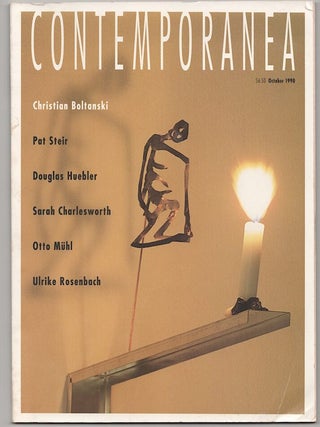 Item #178533 Contemporanea 21 October 1990. Thomas McEVILLEY, Pat Steir Christian Boltanski,...