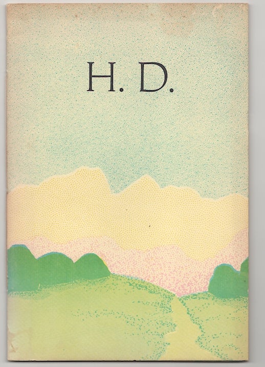 Item #178581 2 Poems by H.D. H D. - Hilda Doolittle, Wesley Tanner.