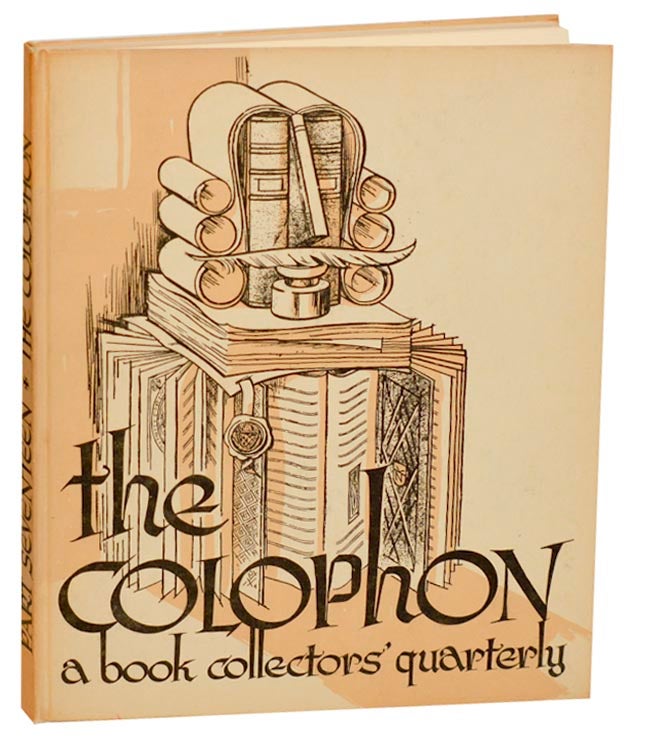 Item #178585 Colophon Book Collectors' Quarterly Part Seventeen (17) contains Six Linoleum Blocks - The Blue Dress. Hans FLOETHE.