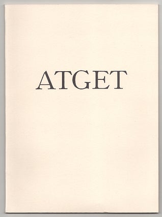 Item #178732 Atget. Eugene ATGET, Hans Georg Puttnies
