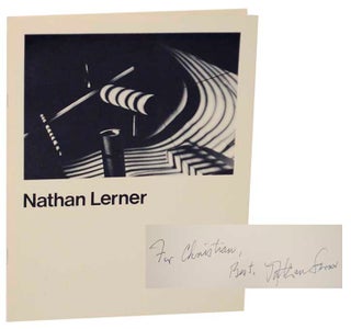 Item #178806 Nathan Lerner: A Photographic Retrospective 1932-1979 (Signed First Edition)....