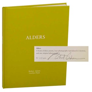 Item #178822 Alders (Signed Limited Edition). Robert ADAMS, Carolyn Dunn