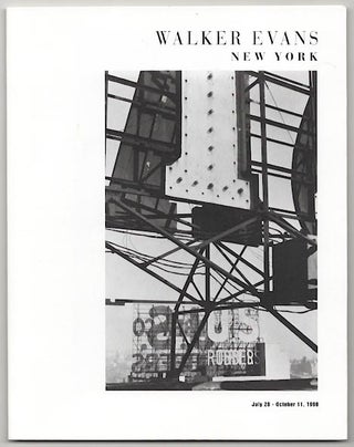 Item #178870 Walker Evans: New York. Walker EVANS, Judith Keller